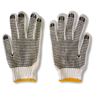 Guante Hilo y Puntos PVC 2 Caras